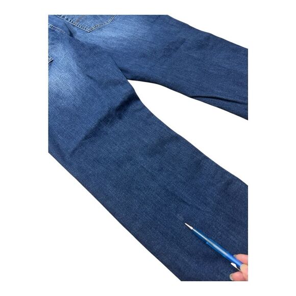 Lucky Brand Jeans Men 38x30 Blue Denim 410 Athletic Straight Medium Wash Stretch - Picture 7 of 14